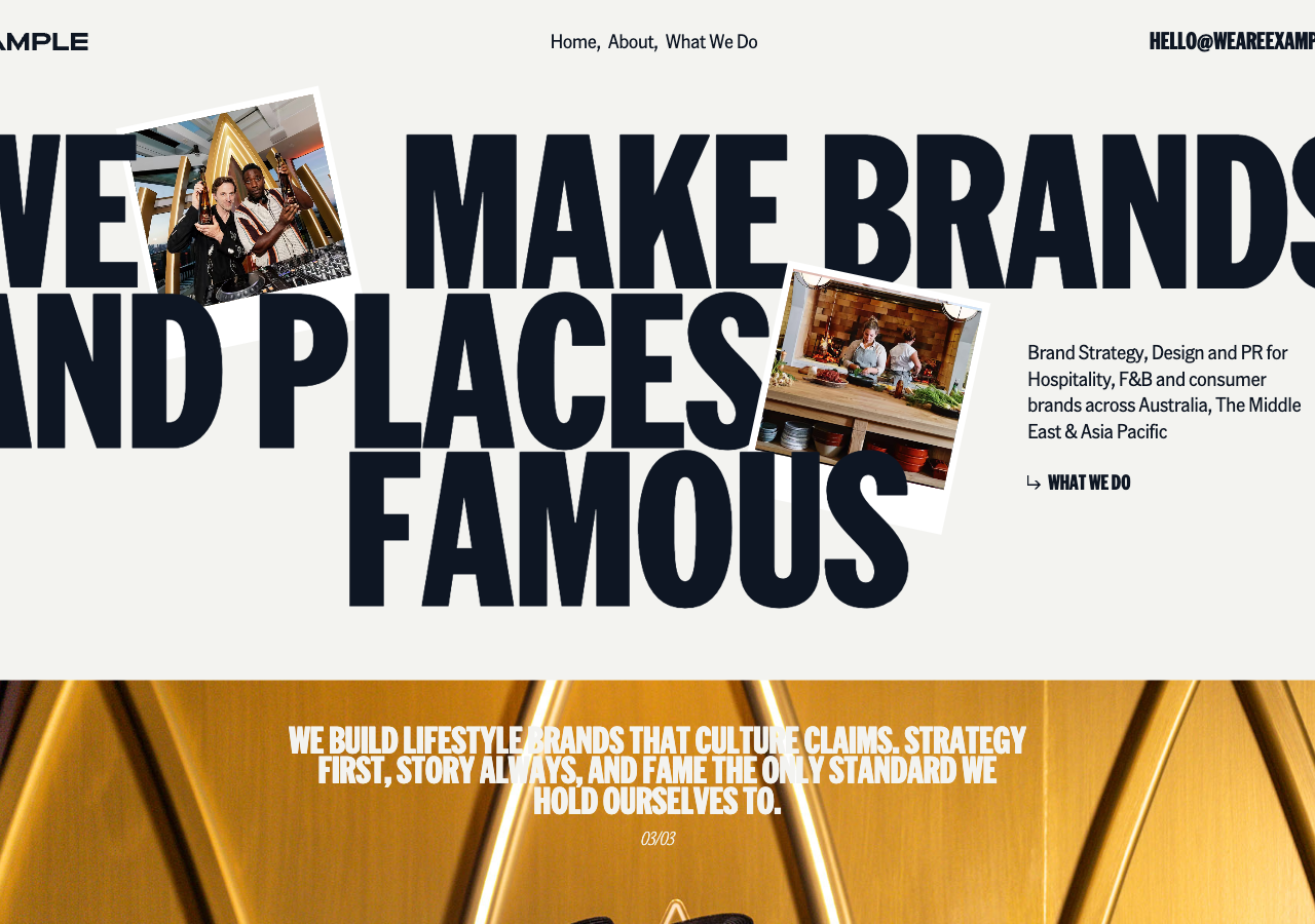 Screenshot of We Are Example