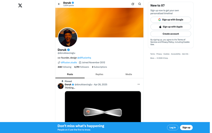 Screenshot of X Formerly Twitter