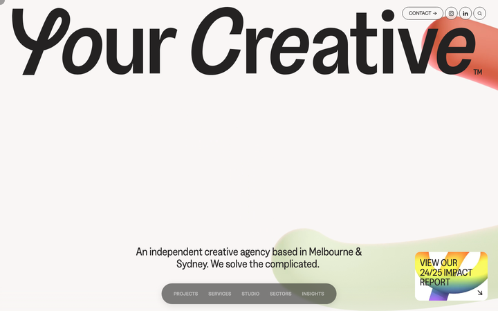 Screenshot of Your Creative