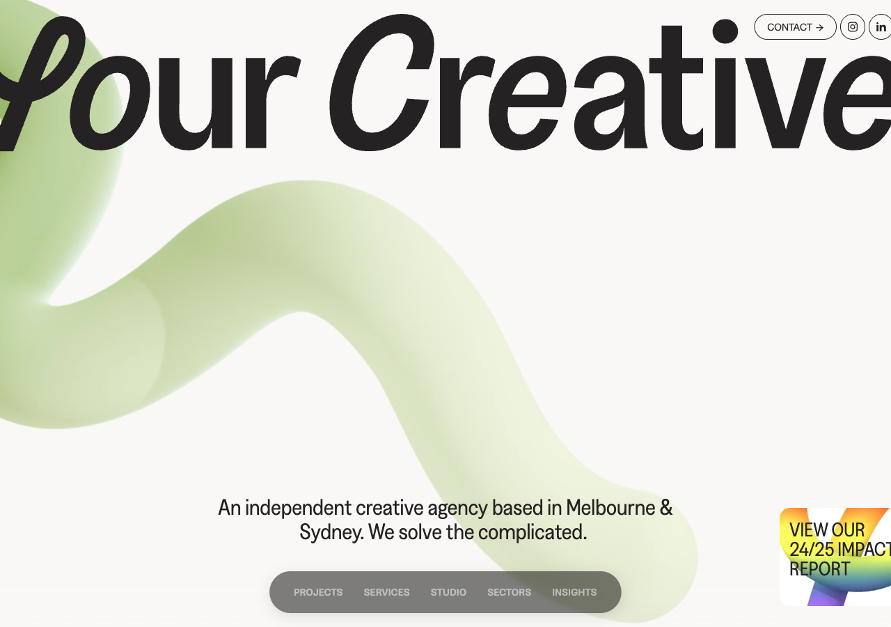Screenshot of Your Creative