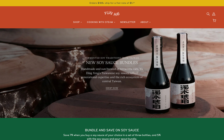 Screenshot of Yun Hai Taiwanese Pantry
